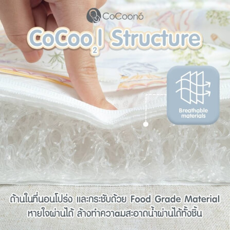 ที่นอนหายใจผ่านได้สำหรับเด็กเเรกเกิด 60*100 ซม. CoCoono ON-AIR _5